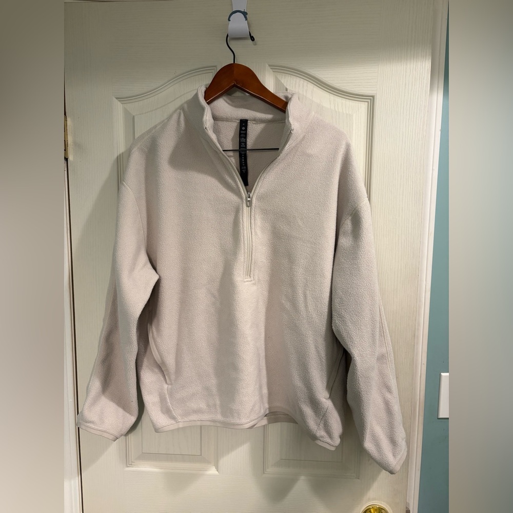 Mens Lululemon Oversized-Fit Fleece Half Zip